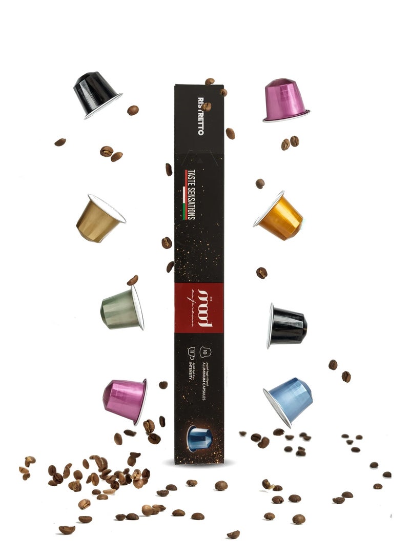 Ristretto Nespresso Compatible Aluminium Capsule, 10 Capsules - Image 5