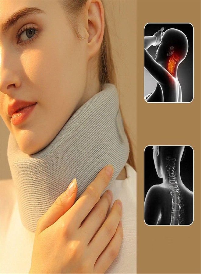 OZKET Portable Travel Cervical Collar for Sleeping Adjustable Orthopedic Neck Brace for Spondylitis, Neck Pain Relief, Anti-Snoring Support, Soft Cotton Spine Pressure Relief Neck Support for Women& Elderly - Image 5