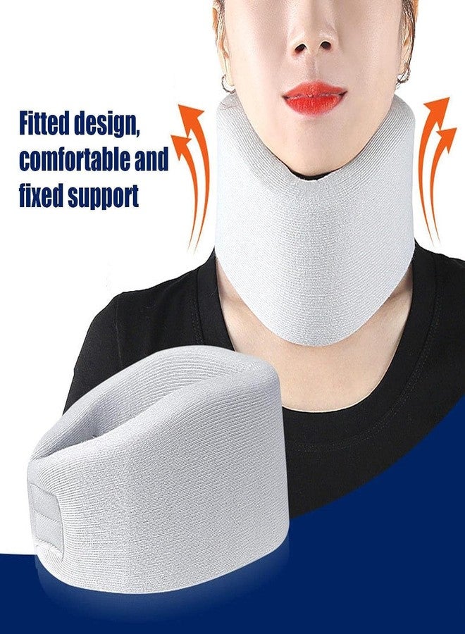 OZKET Portable Travel Cervical Collar for Sleeping Adjustable Orthopedic Neck Brace for Spondylitis, Neck Pain Relief, Anti-Snoring Support, Soft Cotton Spine Pressure Relief Neck Support for Women& Elderly - Image 4