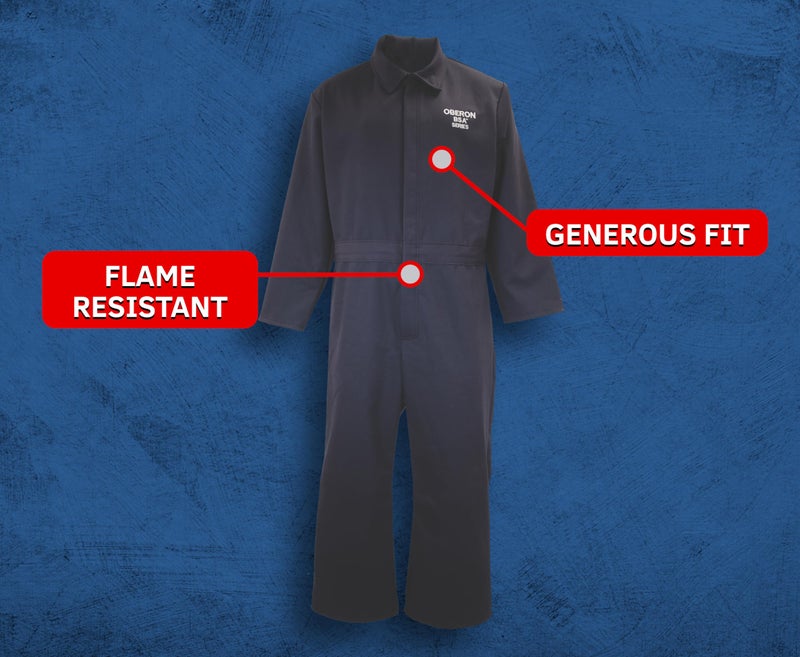 OBERON Arc Flash Coverall Kit – 12 CAL - Includes Hard Cap, Face Shield, Balaclava, Coveralls and Storage Bag - TCG2P SERIES - Image 5
