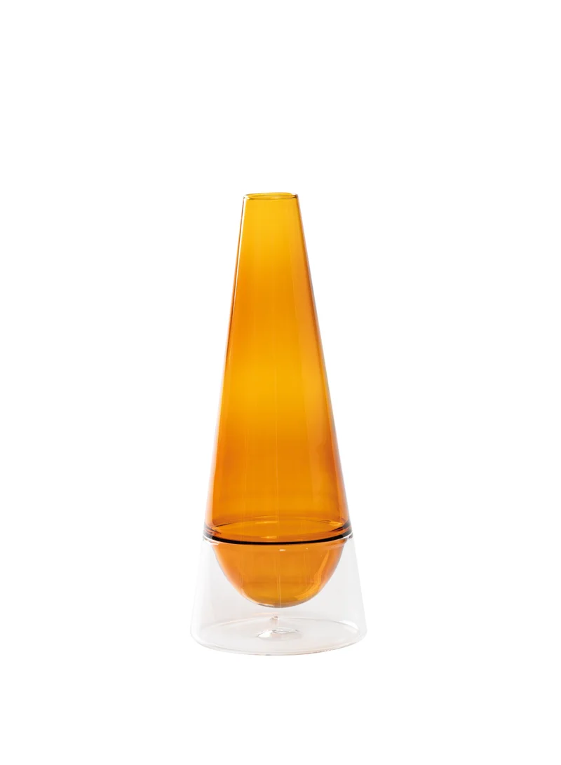 Zafferano Conosfera Vase Amber Ø.100x250mm. CL.58