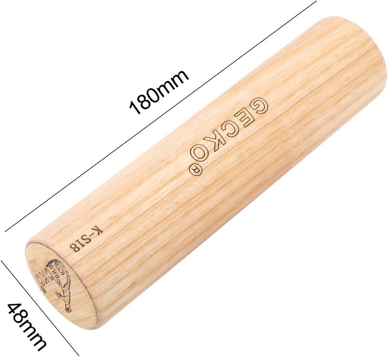 PARDUS GECKO Maracas Sand Hammer Percussion Shaker Instrument, Wooden Natural Maraca for Music Lovers, Used in Live Performances and Concerts, Suitable for Kahun Drummers, Guitarists and Singers - Image 2