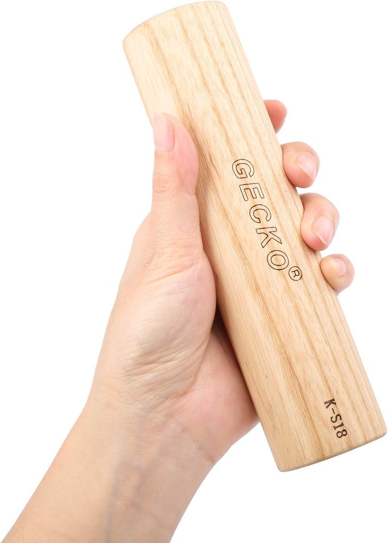 PARDUS GECKO Maracas Sand Hammer Percussion Shaker Instrument, Wooden Natural Maraca for Music Lovers, Used in Live Performances and Concerts, Suitable for Kahun Drummers, Guitarists and Singers - Image 3