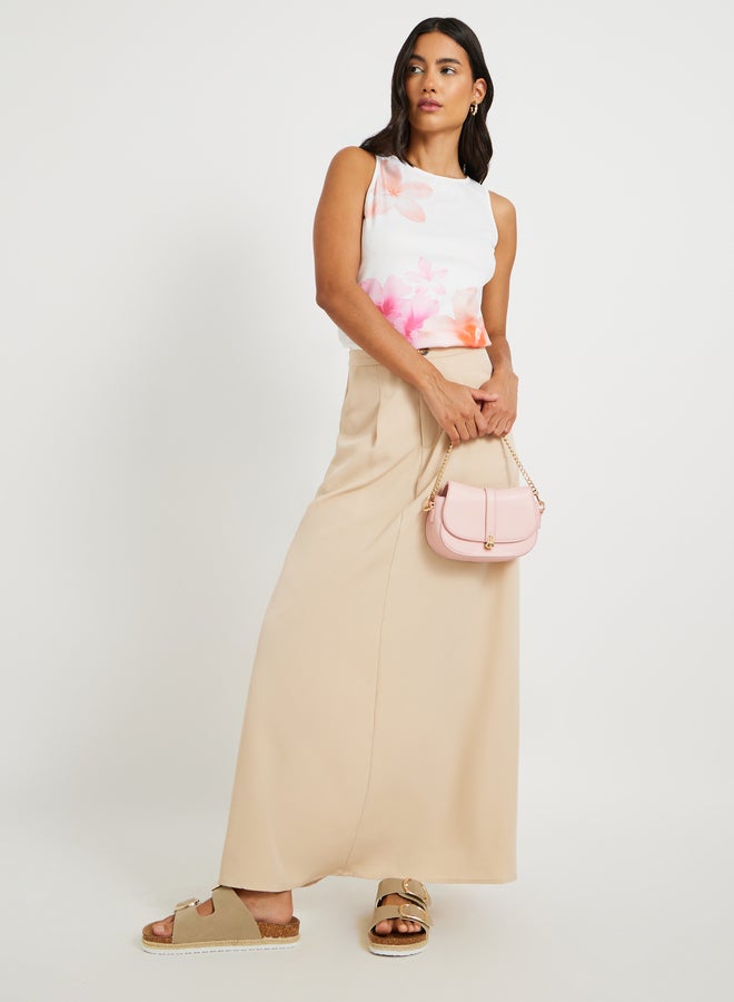 Take Two Floral Print Sleeveless Round Neck Top  - Image 2