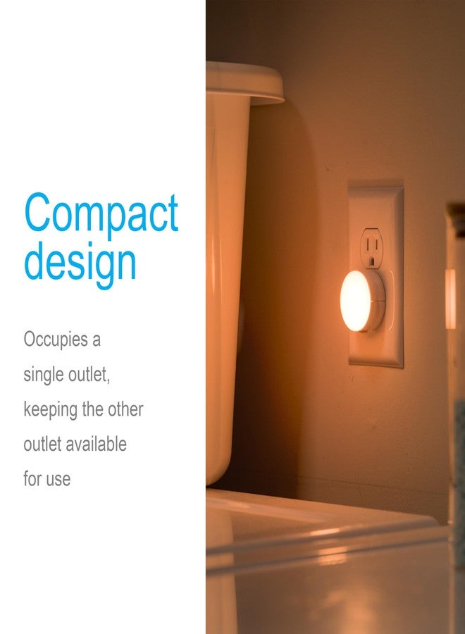 GE SleepLite Night Lights Plug into Wall, 4-Pack, Warm Amber - Image 4