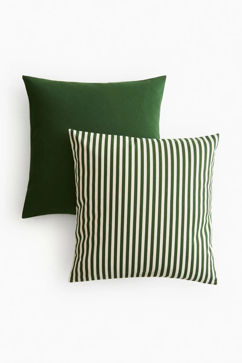H&M 2-pack matching cushion covers