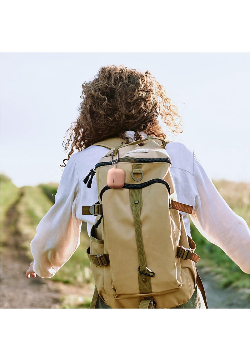 AirPods 3 Case Cover with Keychain Full Body Protective Shockproof Cute Soft Silicone Compatible with Airpods 3rd Generation Case for Women Men Front LED Visible Pink - Image 3