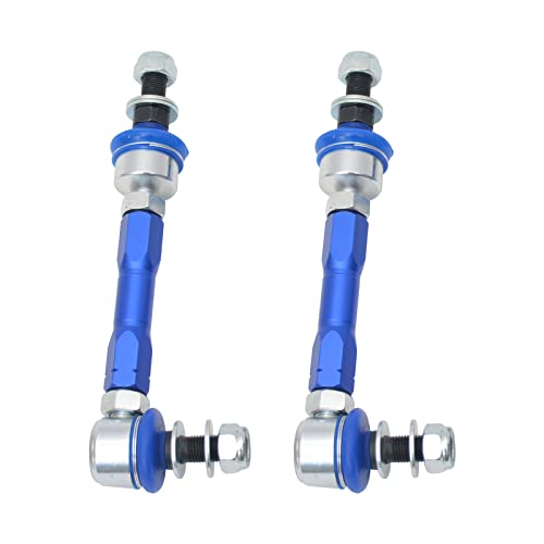 JS SUPER WORK Rear Adjustable Stabilizer Sway Bar Link Kit Fit for FJ CRUISER GSJ1 / LAND CRUISER PRADO 120 150,12mm Ball Joint Adjustable Suspension Kit - Image 1