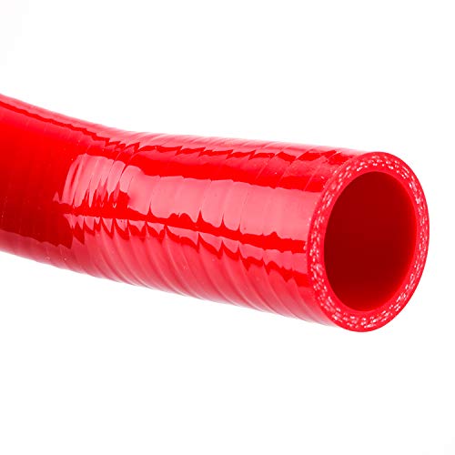 LUXERAD Silicone Radiator Coolant Hose Pipe Kit For For d Mustang GT LX Cobra 5.0 1986 1987 1988 1989 1990 1991 1992 1993 (Red) - Image 4