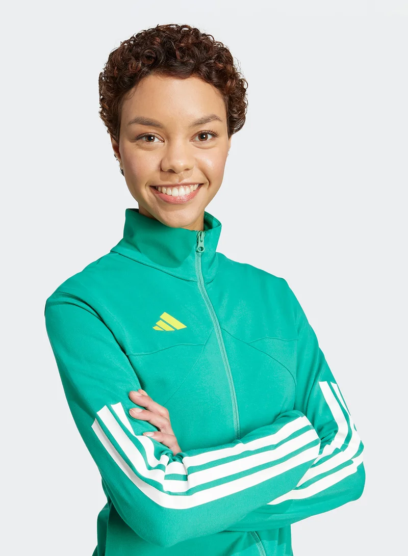 Adidas Tiro Cut 3 Stripe Slim Fitted Jacket