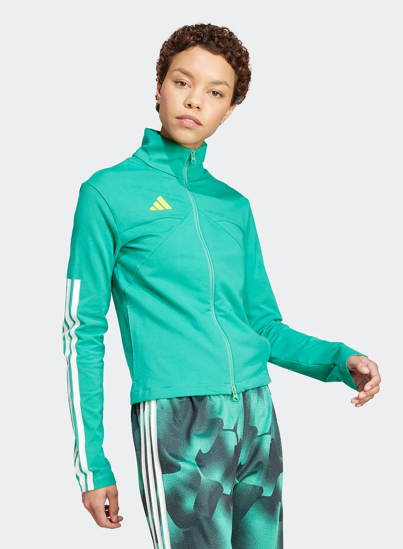 Adidas Tiro Cut 3 Stripe Slim Fitted Jacket