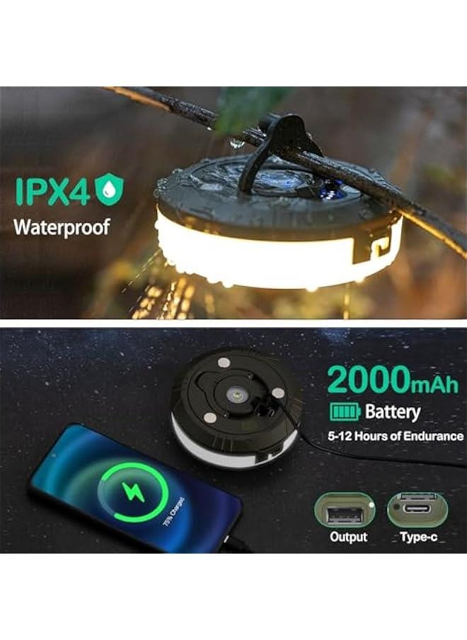 Arabest Portable Camping Lights with 8 Lighting Modes, Fast 30s Recovery, Waterproof, Type-C Charging - Ideal for Camping, Yard, Hiking - 32.8Ft Long  - Image 5