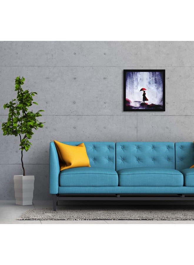 ArtX لوحة فنية لجدار فتاة شلال من ورق ArtX، متعددة الألوان، تجريدية، 13X13 بوصة، مجموعة من 1 - Image 2
