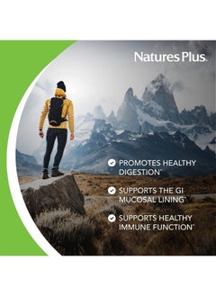 Nature's Plus NaturesPlus AgeLoss Digestion Support - 90 Capsules - Prebiotics, Live Enzymes & 150 mg L-Glutamine - Gluten Free - 30 Servings  - Image 3