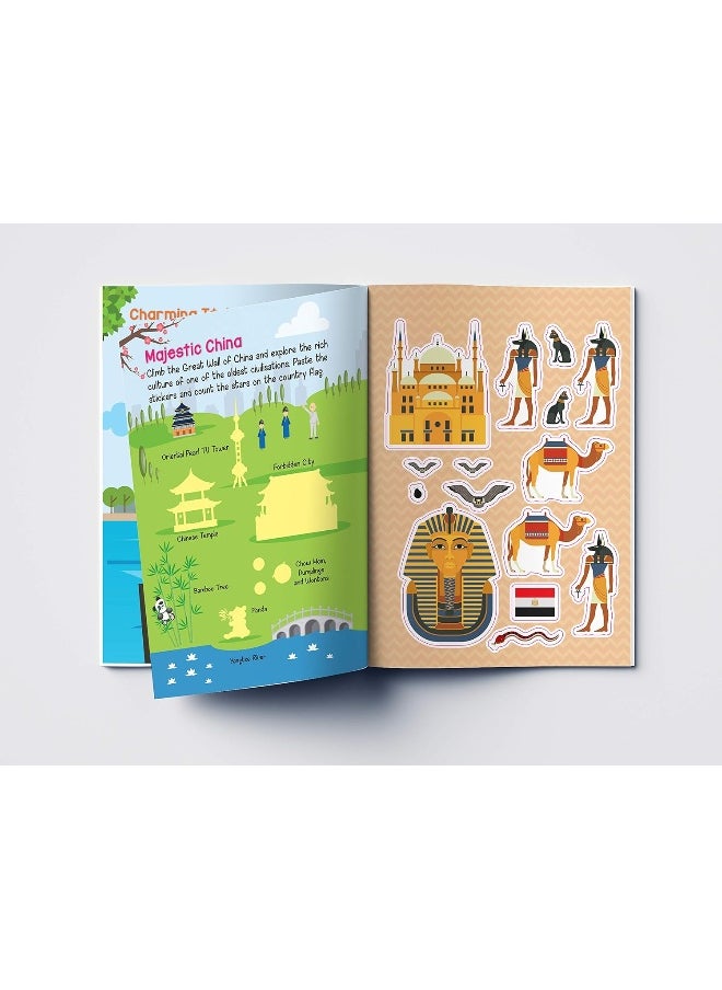 null - My First Travel Sticker Book (Exciting Sticker Books With 1 Plus Colourful Stickers) Paperback by Wonder House Books - Image 1