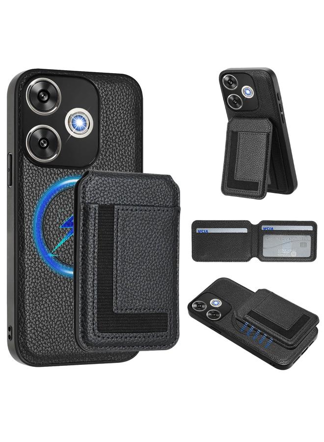 S-TOP Case For Redmi Turbo 3 / Poco F6 India CX01 Detachable Magsafe Magnetic Card Bag Phone Case - Image 1