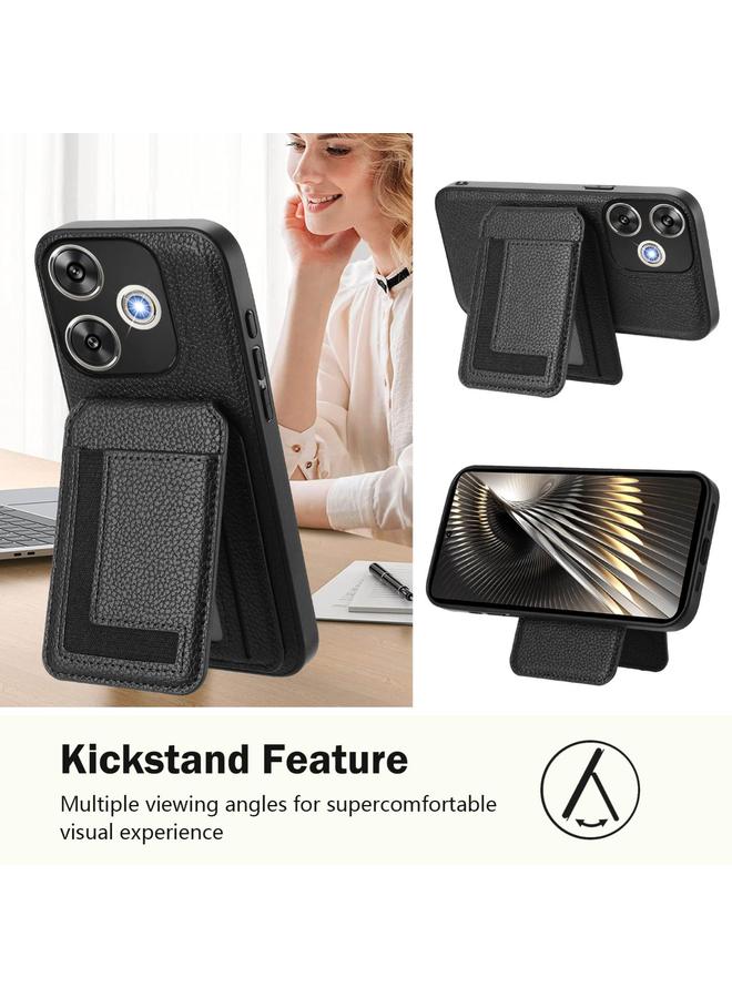 S-TOP Case For Redmi Turbo 3 / Poco F6 India CX01 Detachable Magsafe Magnetic Card Bag Phone Case - Image 3