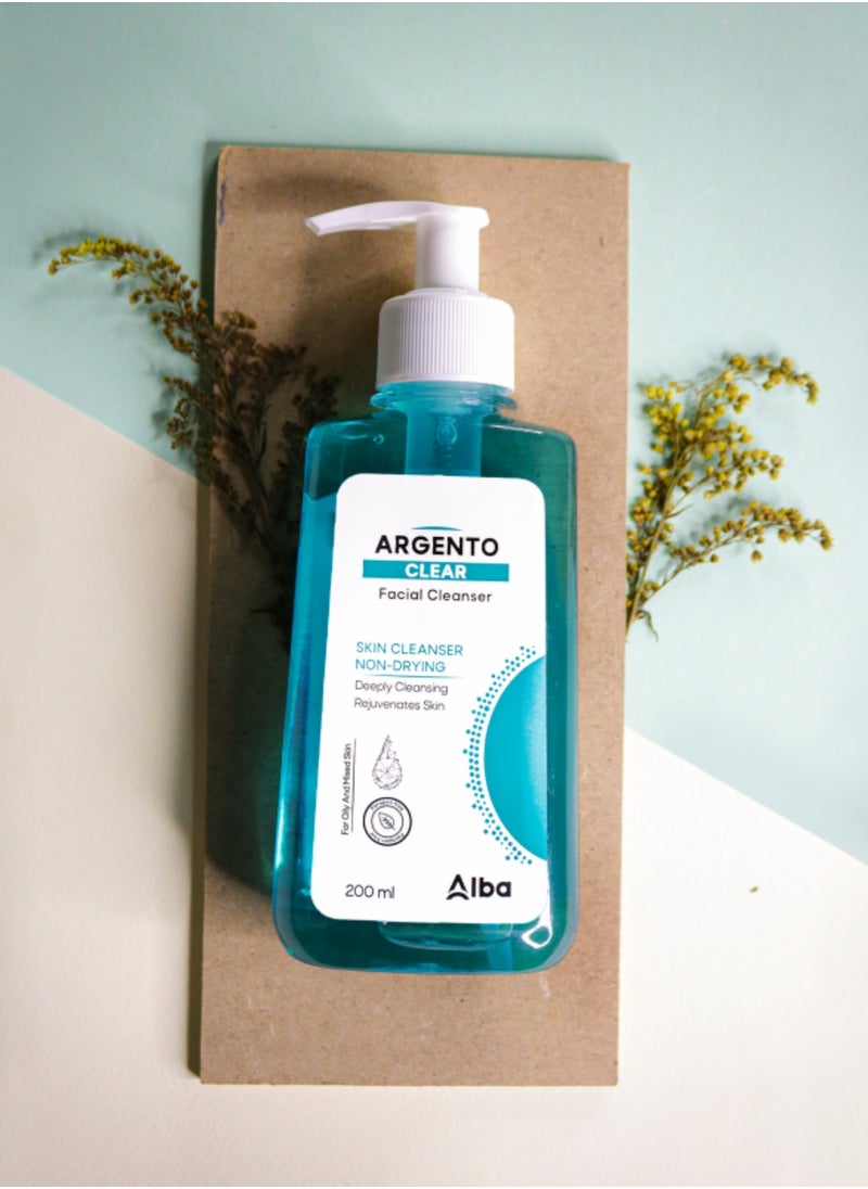 ARGENTO Argento Clear Facial Wash 200X2 ml  - Image 3