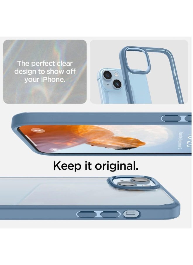 Color Fans - Ultra Hybrid iPhone 13 Case Anti Yellowing Sierra Blue - Image 1