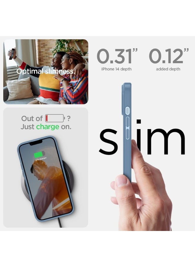 Color Fans - Ultra Hybrid iPhone 13 Case Anti Yellowing Sierra Blue - Image 1