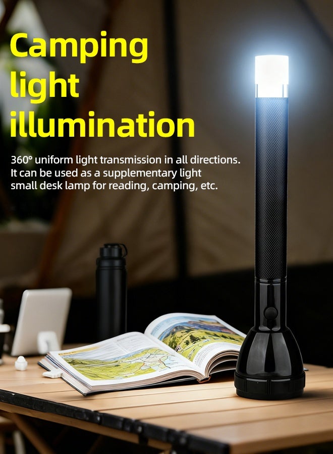 VINNYSEN LED Flashlight 4 Pack  High Lumen Tactical Flashlight with Tail Light Waterproof Zoom Flashlight  USB Rechargeable  Men's Christmas Stocking Gift  Essential Equipment for Hunting and Camping - Image 3