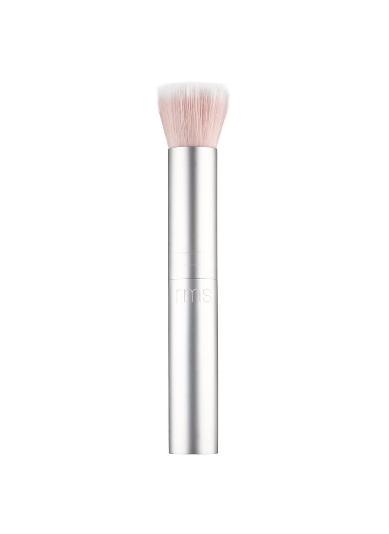 RMS Beauty - RMS Beauty Skin2Skin Blush Brush - Vegan, Synthetic Fiber Face Makeup Brush for Cream & Powder Bronzer, Loose Powder & Cream & Powder Blush, Cruelty Free Clean Beauty Makeup Tools - Image 1