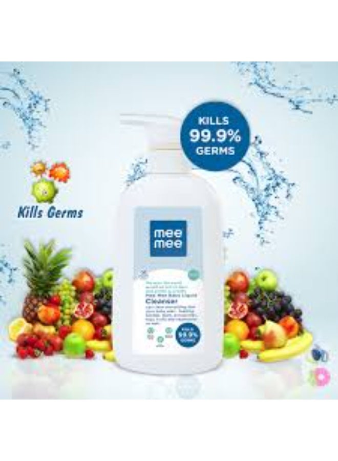 Mee Mee Anti-Bacterial Baby Liquid Cleanser (Cleanser - 500 ml - Bottle) & Mee Mee Mild Baby Liquid Laundry Detergent (Bottle) (300 ml, Bottle) - Image 4