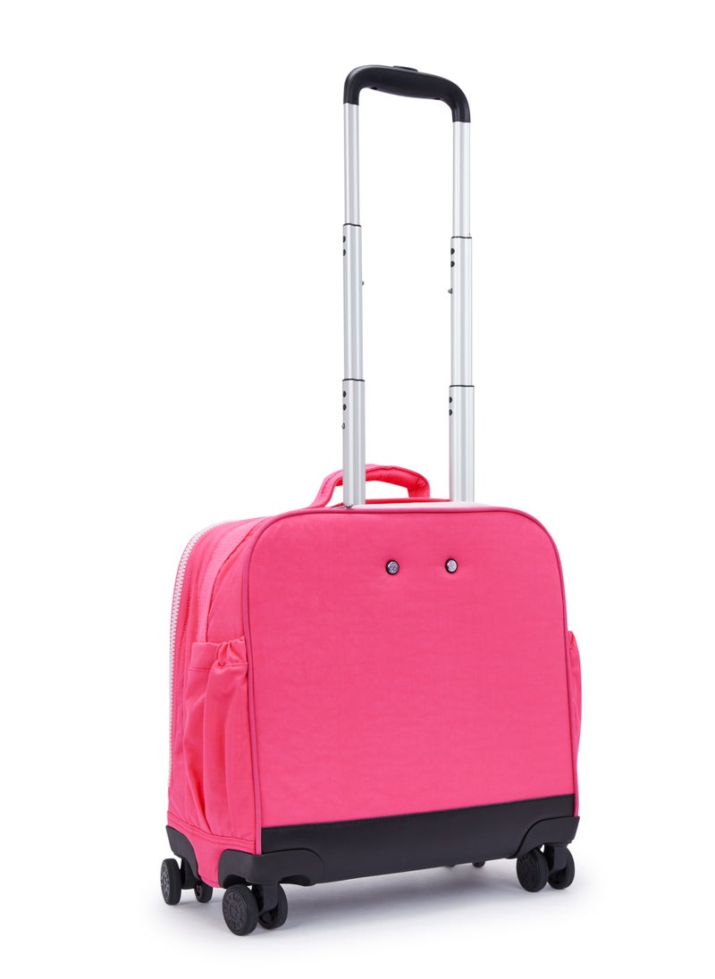 kipling Kipling New Storia Kids' 4-Wheeled School Trolley Bag with 15.6 inch Laptop Compartment Happy pink c  - Image 4