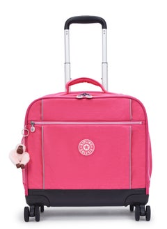 kipling Kipling New Storia Kids' 4-Wheeled School Trolley Bag with 15.6 inch Laptop Compartment Happy pink c  - Image 1