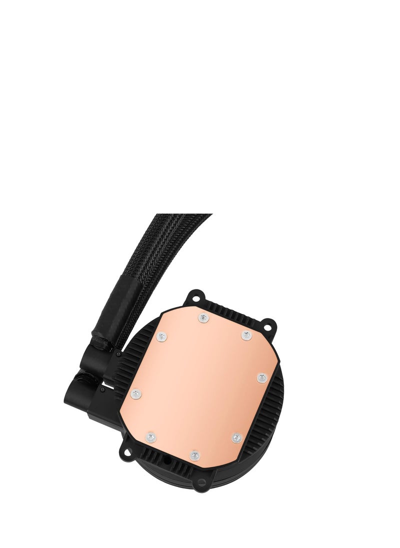 AeroCool Aerocool MIRAGEL240, CPU Liquid Cooling, 2 ARGB Fans 12cm, TDP 400W, Black  - Image 4
