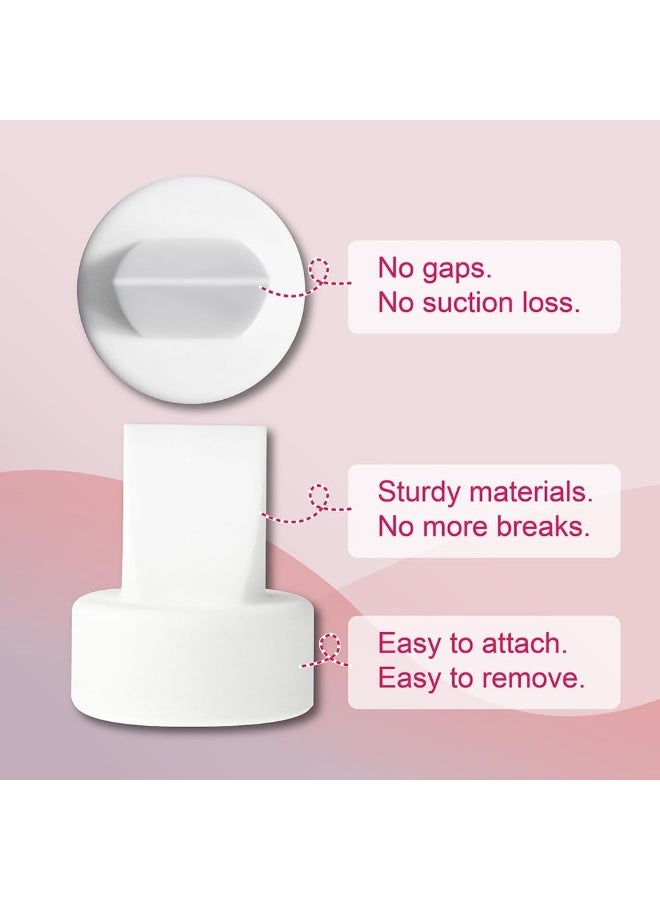 Nenesupply 17mm 2 pc Flanges Duckbill Valves Compatible with Spectra S2 S1 9 Plus Synergy Gold Breastpump - Image 3