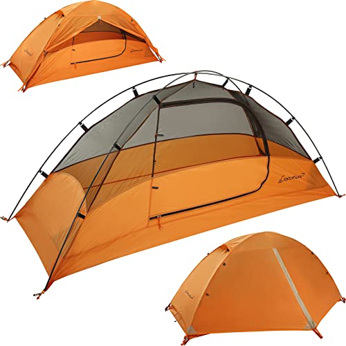 Clostnature Crux 1 Person Tent for Backpacking - Ultralight One Person Backpacking Tent, Hiking Tents for One Man, Solo, Single Person - Image 1