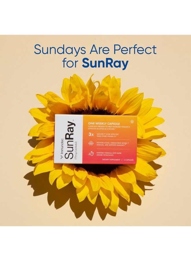 Immunotec Sunray - Calcifediol 75 mcg - Advanced Form of Vitamin D - Once a Week Dose - Superior Absorption - Fast Acting - Image 5