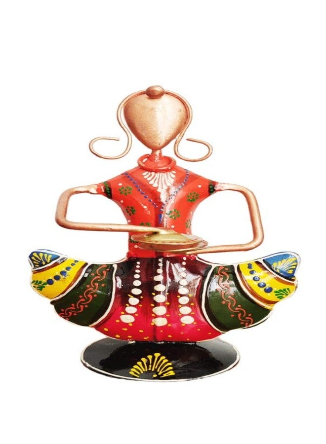 GUNENDRA Crafts Metal Rajasthani Musicians Item showpiece - Decorative Items for Home | Gift Items | Showpieces | Home Decor Items| Table Decorative Items (12.7 x 7.6 x 20.3 Centimeters) - Image 5