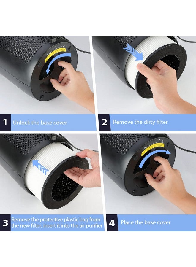 Mooka فلتر MOOKA المعتمد H13 True HEPA البديل المتوافق مع جهاز تنقية الهواء EPI153 - Image 5