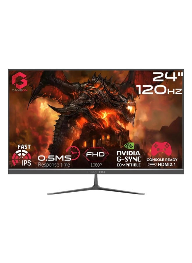GAMEON Gaming PC With Intel Core i5-12400F Processor/16GB DDR4 RAM/1TB SSD/6GB Nvidia GeForce GTX 3050 Graphics/Windows 10 Pro+ 23.8 Inch 120Hz Ful HD IPS Monitor+ GameON Case Black - Image 2