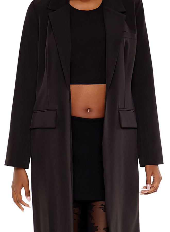 FOREVER 21 Open-Front Longline Blazer - Image 4