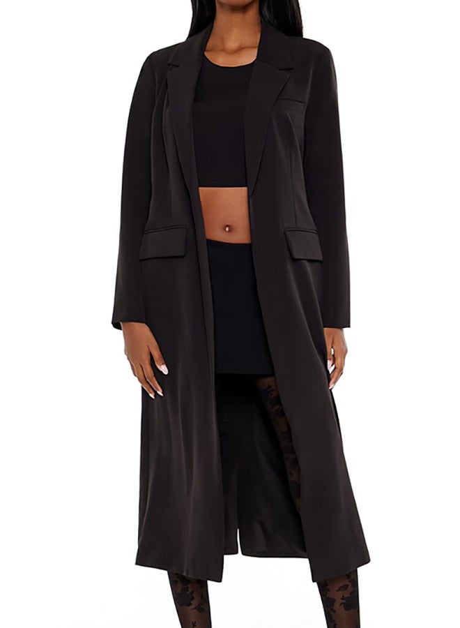 FOREVER 21 Open-Front Longline Blazer - Image 5