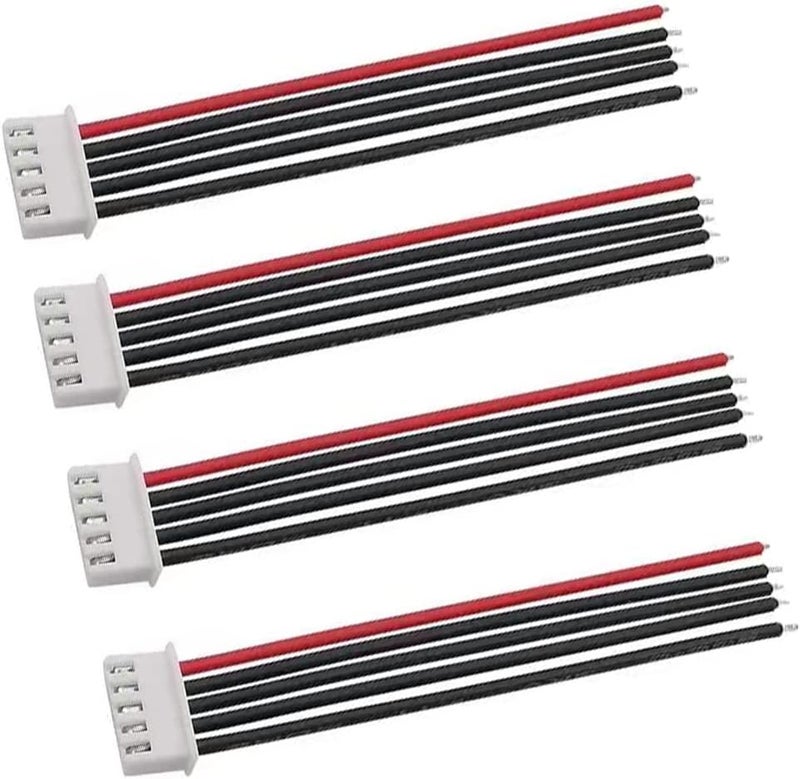 FLY RC 14.8v 4s Lipo Battery 5pins Balance Charger Cable Lead Wire Connector (10pcs 4s 5pin) - Image 2