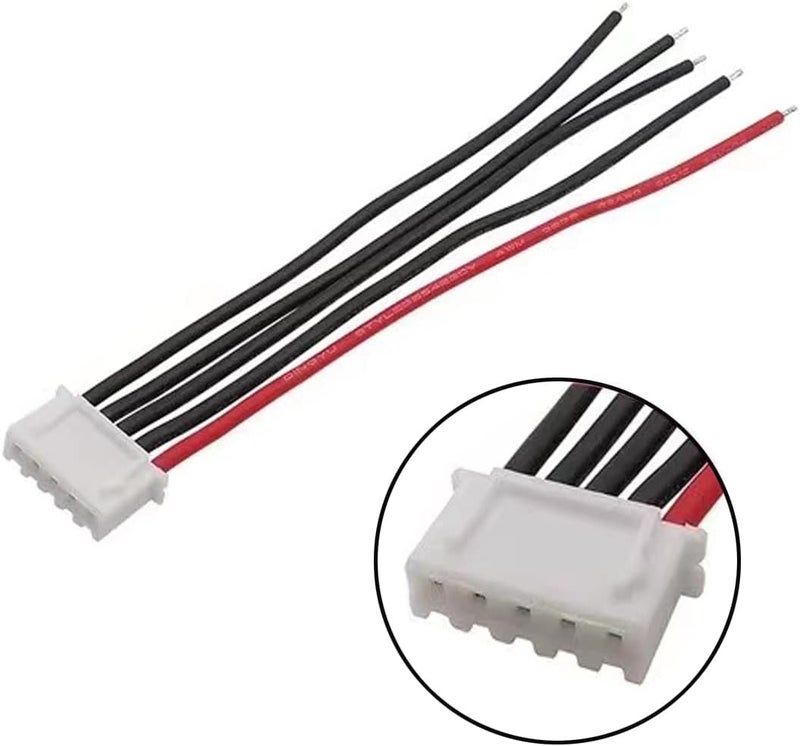 FLY RC 14.8v 4s Lipo Battery 5pins Balance Charger Cable Lead Wire Connector (10pcs 4s 5pin) - Image 4