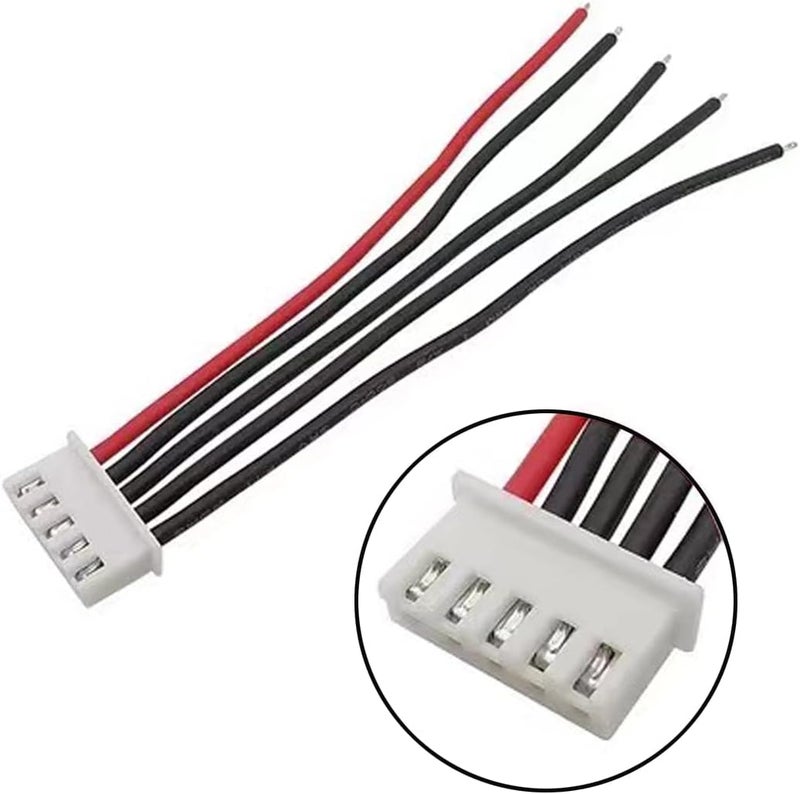FLY RC 14.8v 4s Lipo Battery 5pins Balance Charger Cable Lead Wire Connector (10pcs 4s 5pin) - Image 3