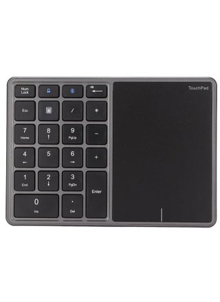 Wireless Numeric Keypad, 22 Keys 2.4G Bluetooth Number Keyboard with Touchpad Type C Interface, Support for Win iOS Android OS X Systems(Grey) - pzsku/Z79C72BAED87780187D84Z/45/_/1730270463/534421c4-77fb-4b0c-bb17-950c2251818a