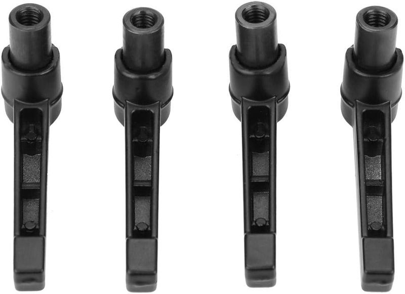 Hilitand 4pcs Push Button Ratchet Level, Adjustable Stainless Steel Female Thread Fixing Handle Machine Knobs () - Image 4