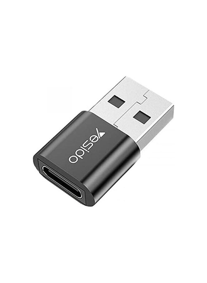 Yesido GS09 Mini Aluminum Alloy Usb to Type-C Card Reader Mouse Convert OTG Adapter  - Image 1
