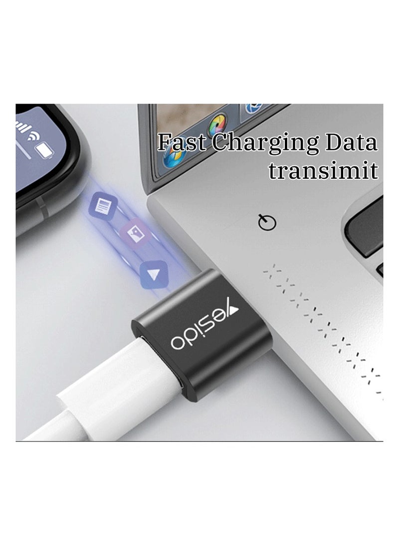 Yesido GS09 Mini Aluminum Alloy Usb to Type-C Card Reader Mouse Convert OTG Adapter  - Image 3