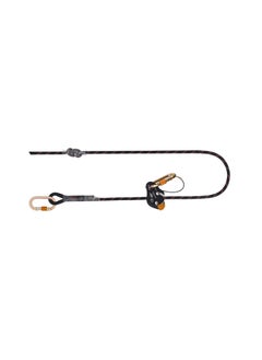 Karam Pn 247 Work Positioning Lanyard With Grip Adjuster Black/Red 