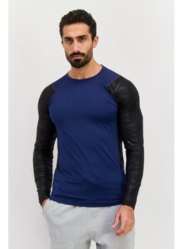 Men Sportswear Fit Long Sleeves Training T-Shirt, Black