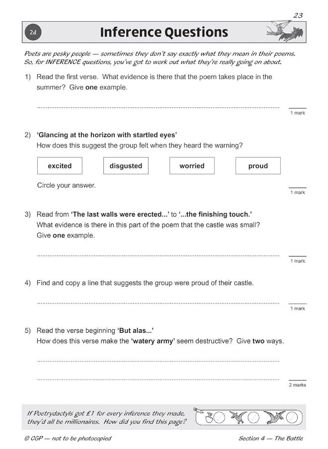 KS2 English Reading SAT Buster Stretch: Poetry (for the 2022 tests)  - Image 5