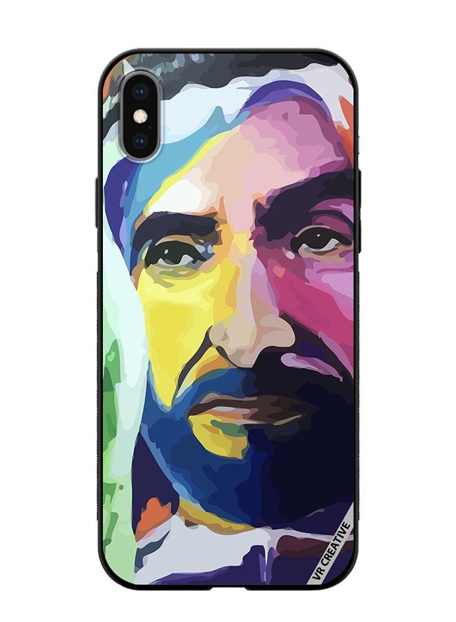 VR CREATIVE Protective Case Cover For Apple iPhone XS Max Sheikh Zayed Bin Sultan Al Nahyan Design Multicolour - Image 1
