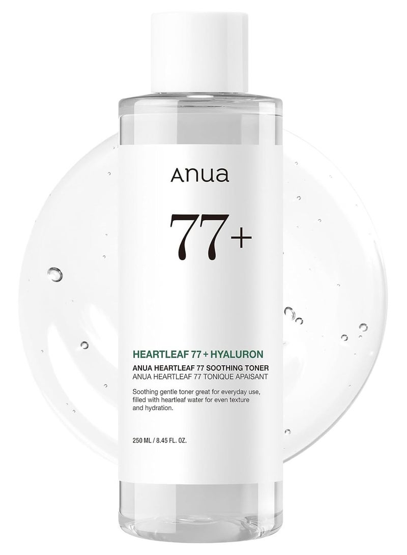 Anua Heartleaf 77 + Hyaluron Soothing Toner 8.45 Fl. Oz 250 mlml - Image 1